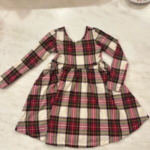 Hanna Andersson Red and Cream Plaid Kids Dress